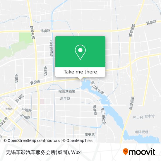 无锡车影汽车服务会所(威固) map