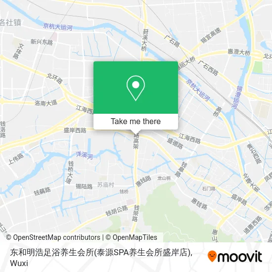 东和明浩足浴养生会所(泰源SPA养生会所盛岸店) map