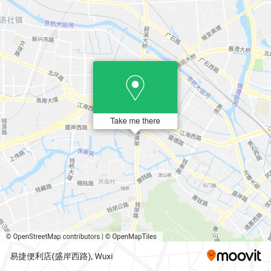 易捷便利店(盛岸西路) map