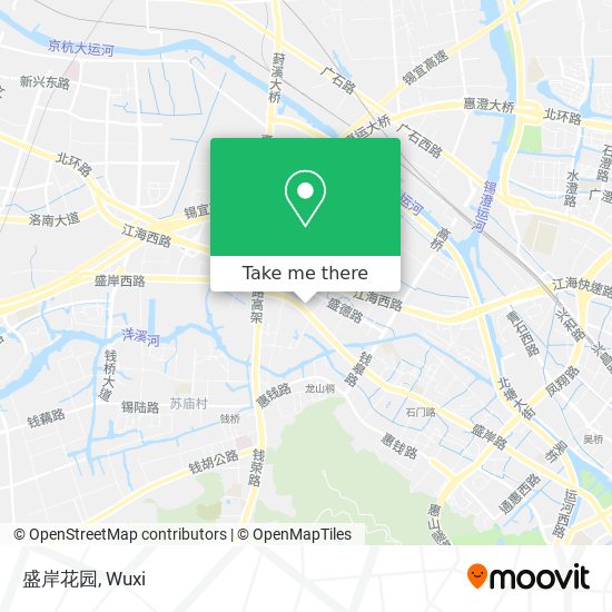 盛岸花园 map