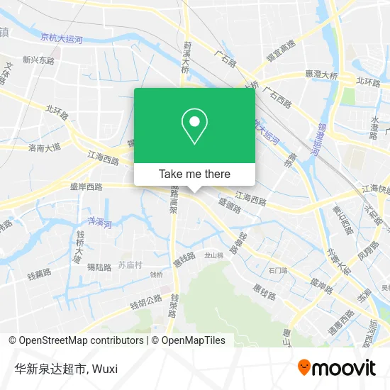 华新泉达超市 map