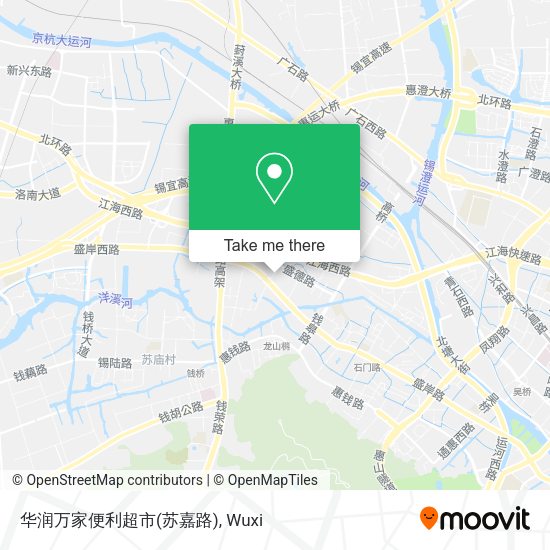华润万家便利超市(苏嘉路) map