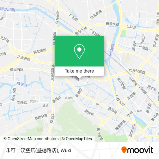 乐可士汉堡店(盛德路店) map