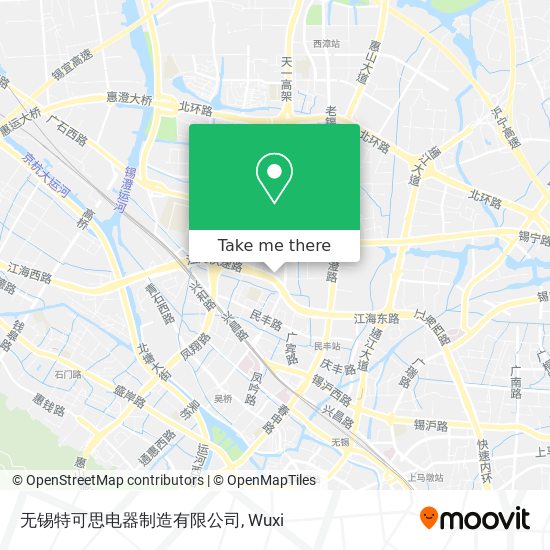 无锡特可思电器制造有限公司 map