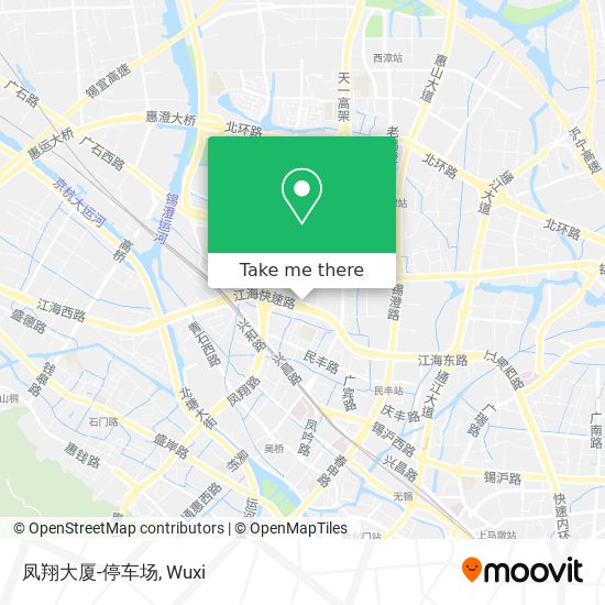 凤翔大厦-停车场 map