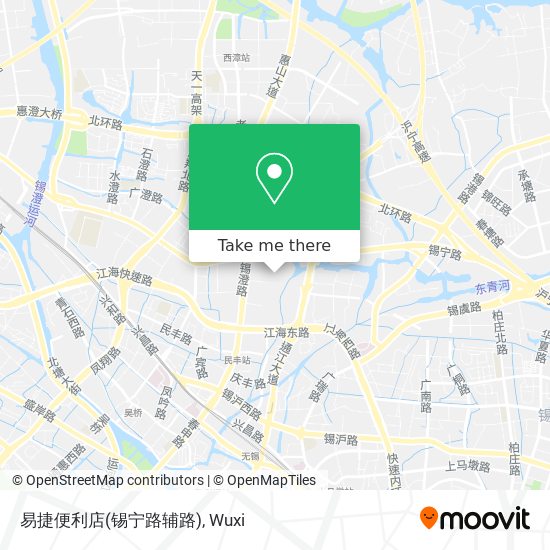 易捷便利店(锡宁路辅路) map