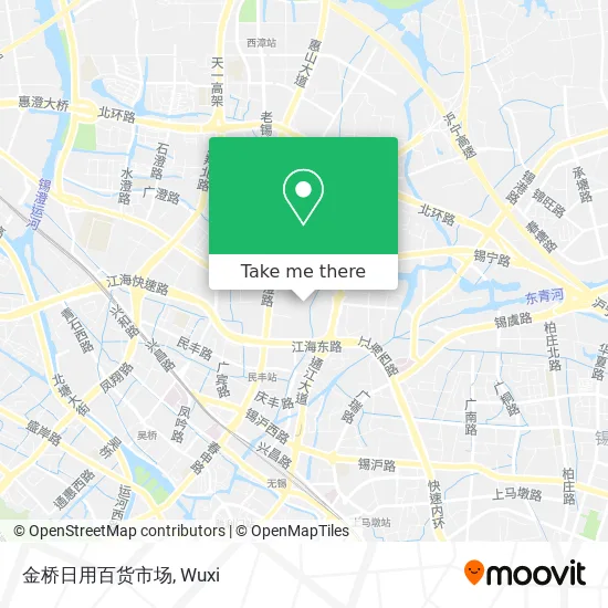 金桥日用百货市场 map