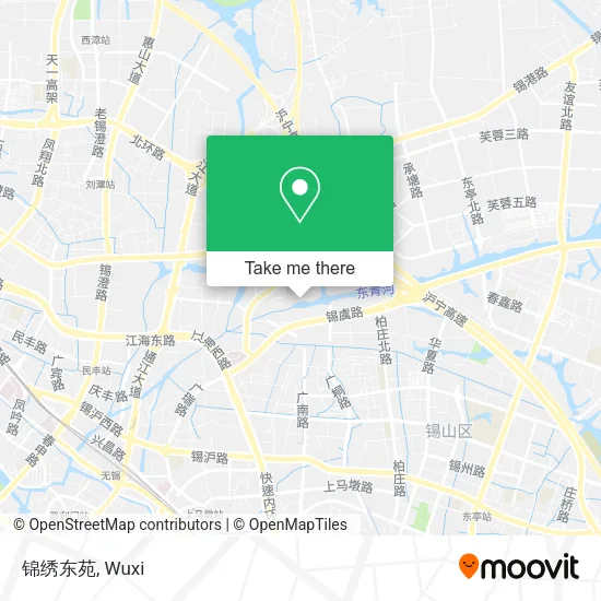 锦绣东苑 map