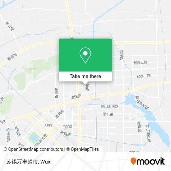 苏锡万丰超市 map