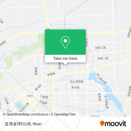 蓝博桌球CLUB map