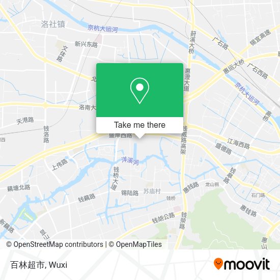 百林超市 map