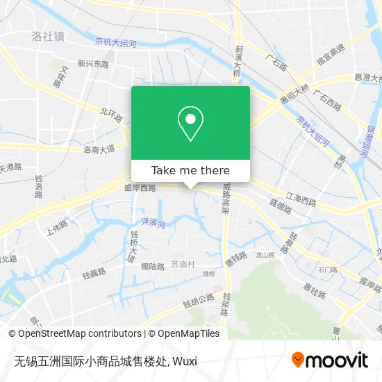 无锡五洲国际小商品城售楼处 map