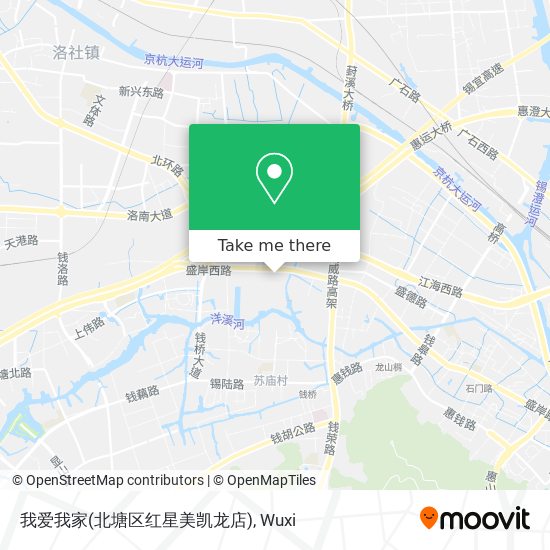 我爱我家(北塘区红星美凯龙店) map