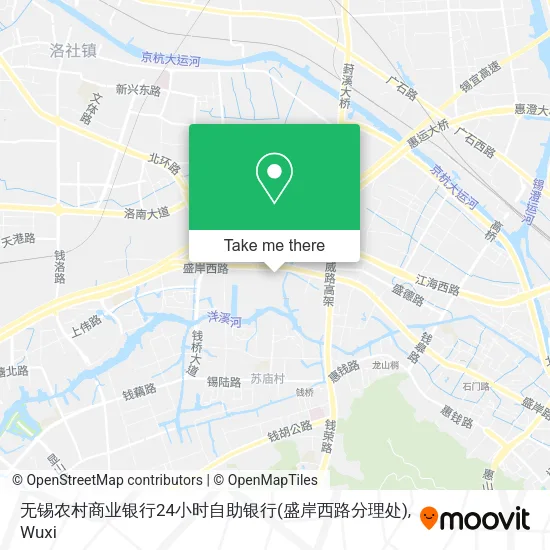 无锡农村商业银行24小时自助银行(盛岸西路分理处) map