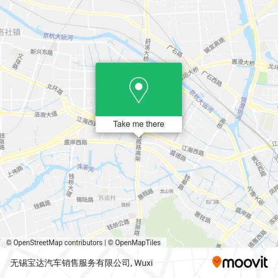 无锡宝达汽车销售服务有限公司 map