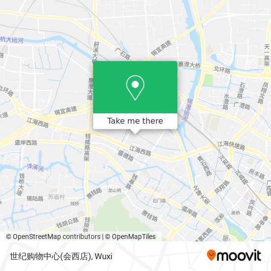 世纪购物中心(会西店) map