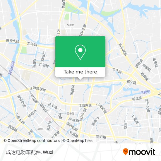 成达电动车配件 map