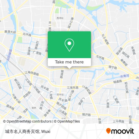 城市名人商务宾馆 map