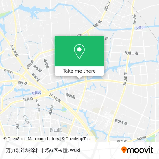 万力装饰城涂料市场G区-9幢 map