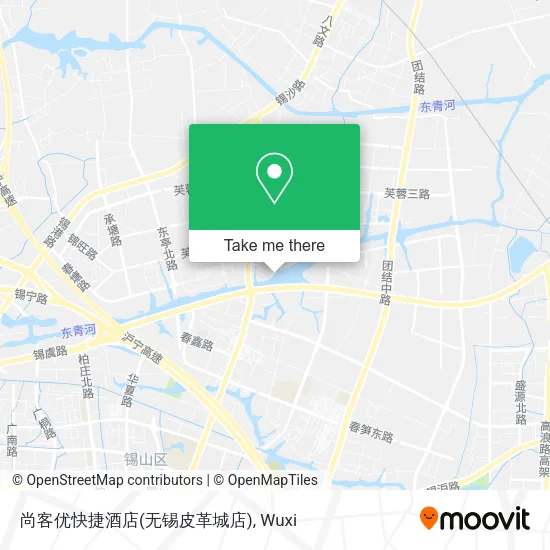 尚客优快捷酒店(无锡皮革城店) map