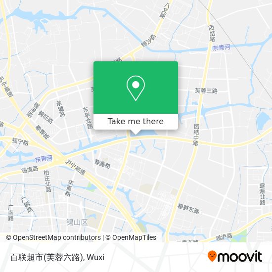 百联超市(芙蓉六路) map