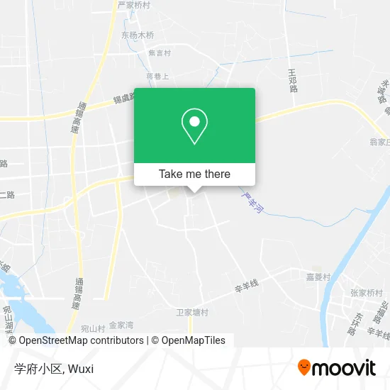 学府小区 map