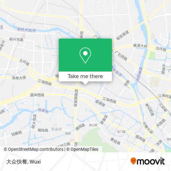 大众快餐 map
