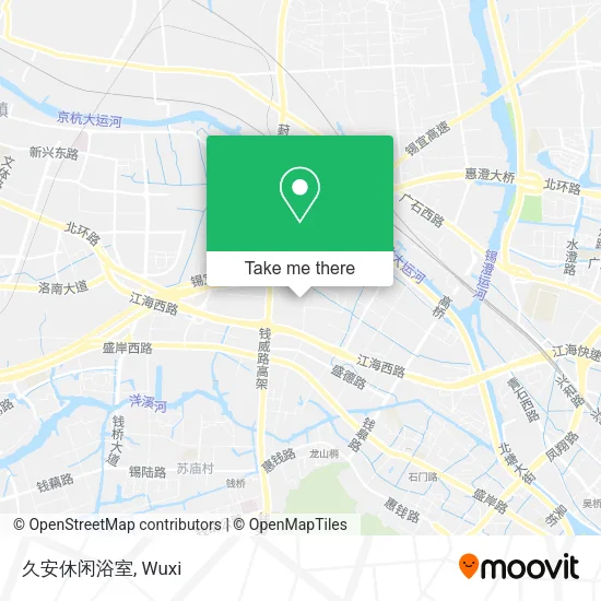 久安休闲浴室 map