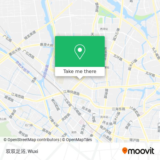 双双足浴 map