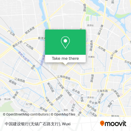 中国建设银行(无锡广石路支行) map
