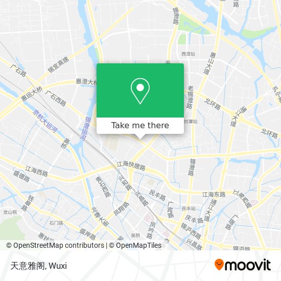 天意雅阁 map