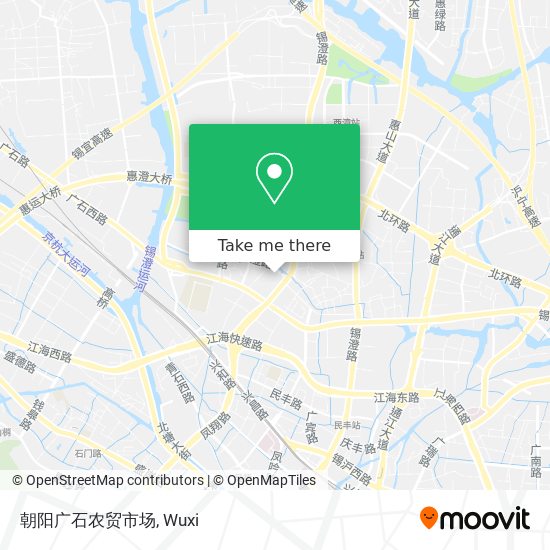 朝阳广石农贸市场 map