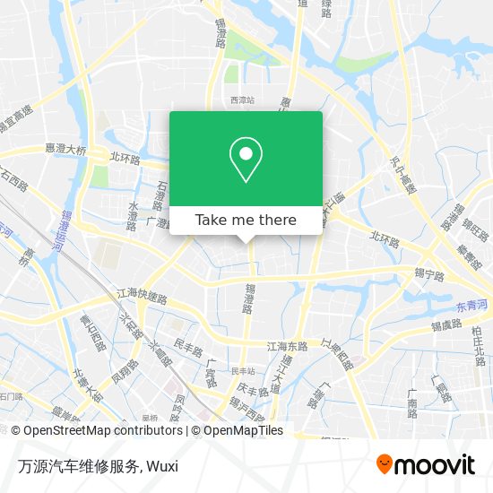 万源汽车维修服务 map