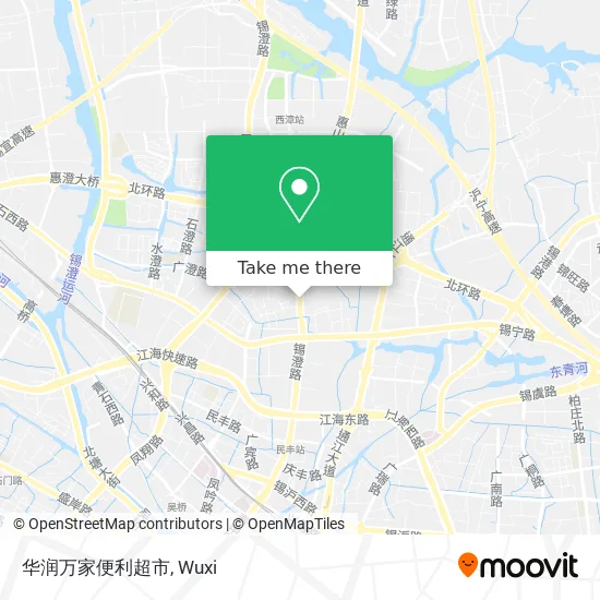 华润万家便利超市 map