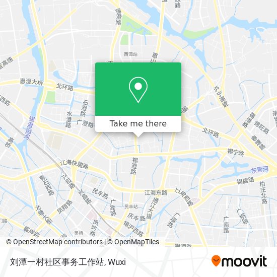 刘潭一村社区事务工作站 map
