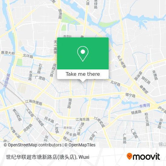 世纪华联超市塘新路店(塘头店) map