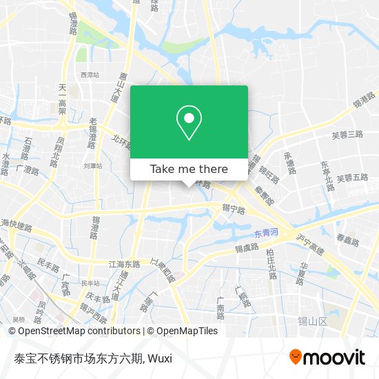泰宝不锈钢市场东方六期 map