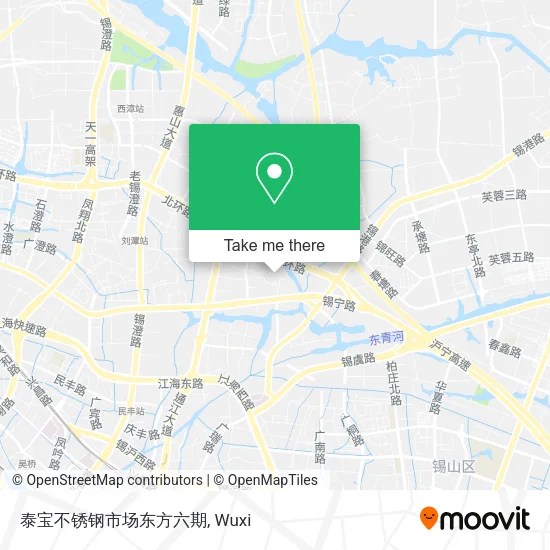 泰宝不锈钢市场东方六期 map