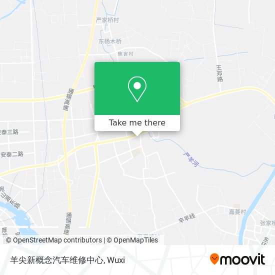 羊尖新概念汽车维修中心 map
