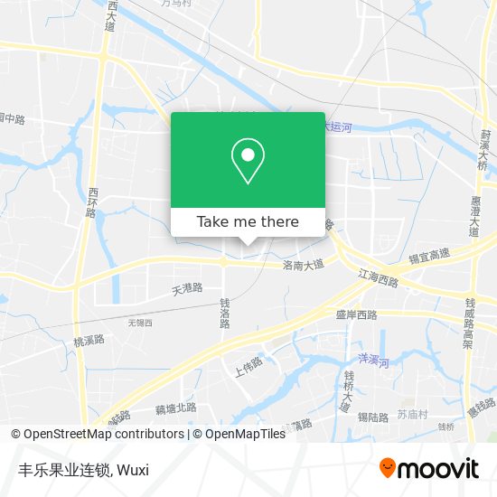 丰乐果业连锁 map