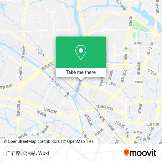 广石路加油站 map