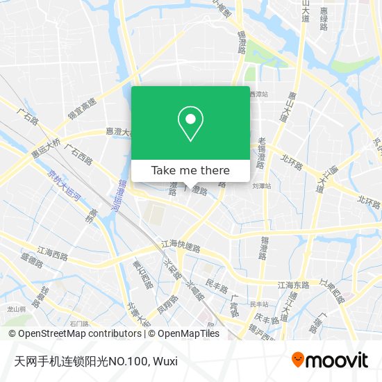 天网手机连锁阳光NO.100 map