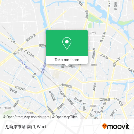 龙塘岸市场-南门 map