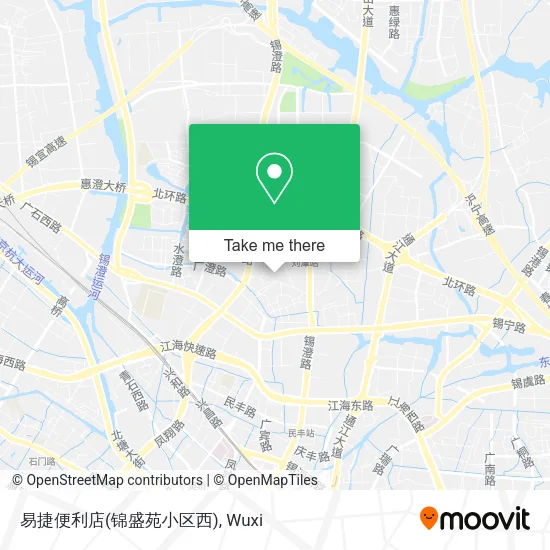 易捷便利店(锦盛苑小区西) map