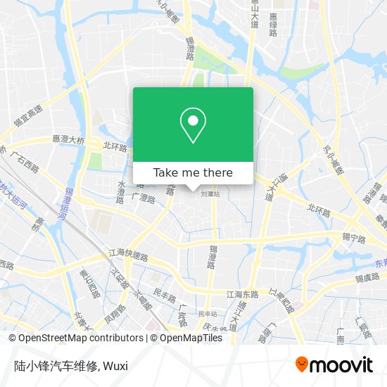 陆小锋汽车维修 map