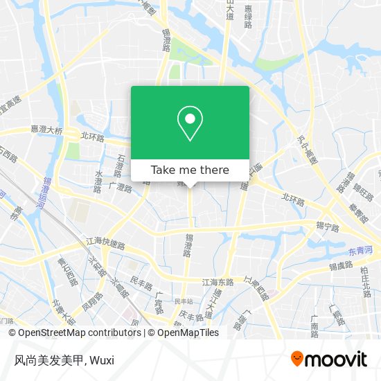 风尚美发美甲 map