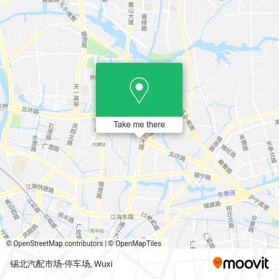 锡北汽配市场-停车场 map