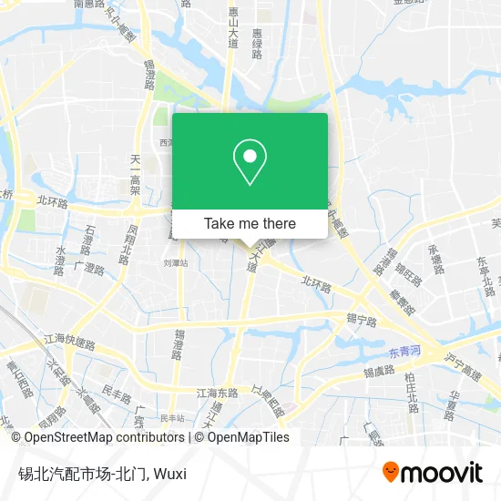 锡北汽配市场-北门 map
