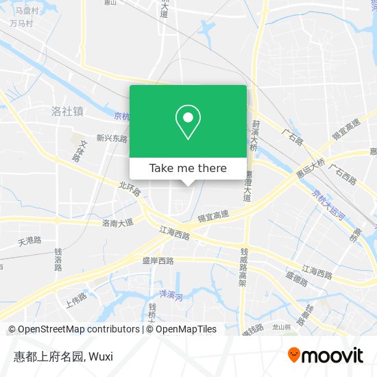 惠都上府名园 map