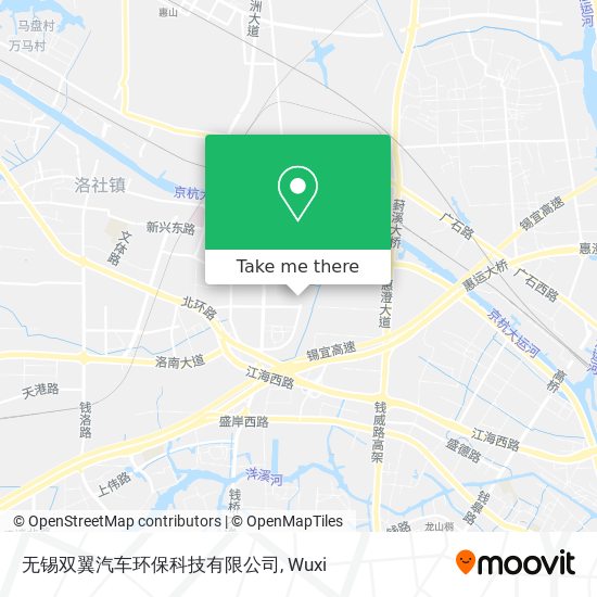 无锡双翼汽车环保科技有限公司 map